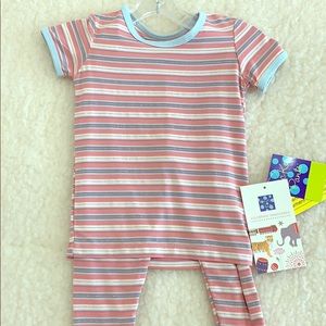 Kickee pants toddler pajama set